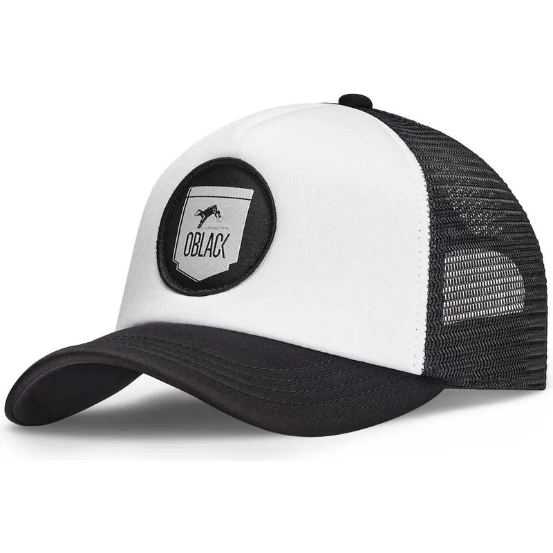 cappello-trucker-bianco-e-nero-classic-di-oblack