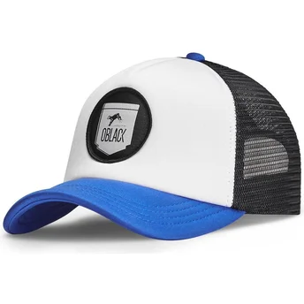 Șepci curbată camionagiu albastru snapback , de Oblack