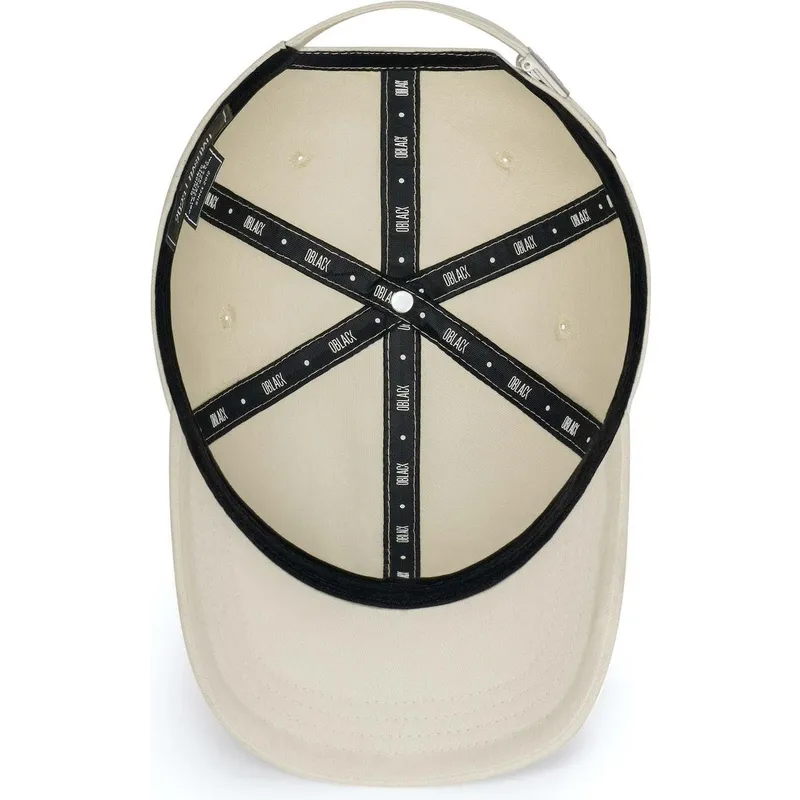 cappellino-curvo-beige-regolabile-baseball-peach-di-oblack