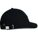 casquette-courbee-noire-ajustable-avec-logo-noir-baseball-peach-oblack