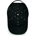 cappellino-curvo-nero-regolabile-con-logo-nero-baseball-peach-di-oblack