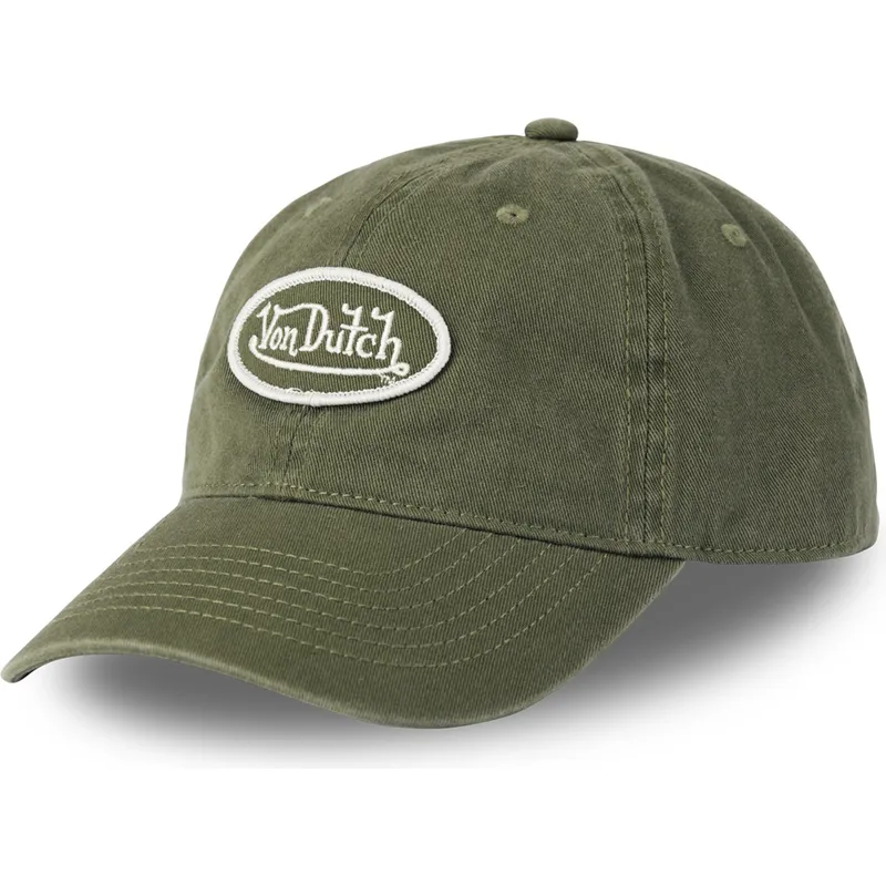 cappellino-verde-con-visiera-curva-regolabile-log-kak-di-von-dutch