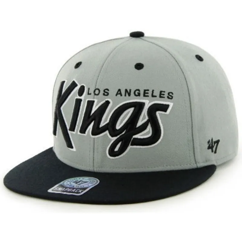 epci-plata-gri-snapback-letras-de-los-angeles-kings-nhl-de-47-brand