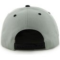 47-brand-flat-brim-script-logo-los-angeles-kings-nhl-grey-snapback-cap