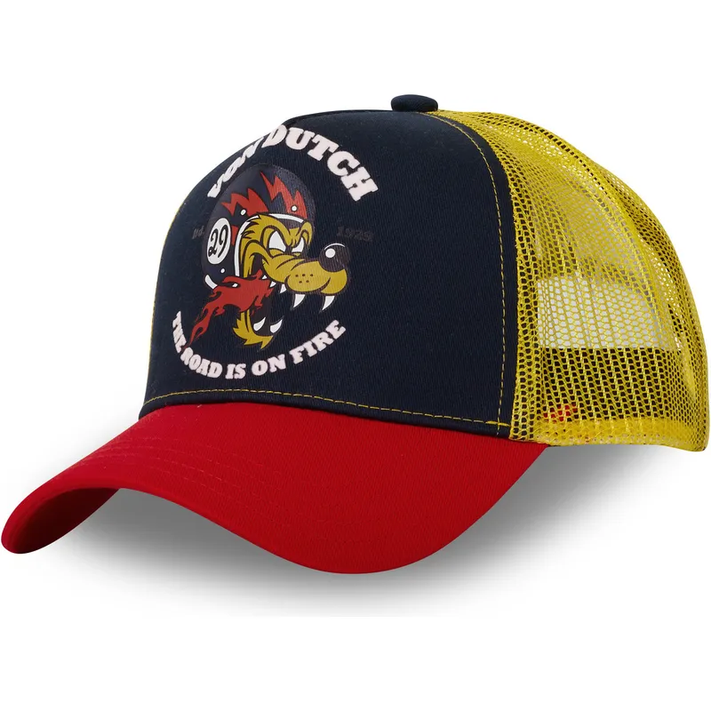 von-dutch-wol-marineblau-gelb-und-rot-trucker-cap