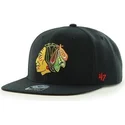 epci-plata-negru-snapback-de-chicago-blackhawks-nhl-de-47-brand