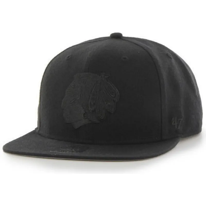 epci-plata-negru-snapback-de-chicago-blackhawks-nhl-de-47-brand