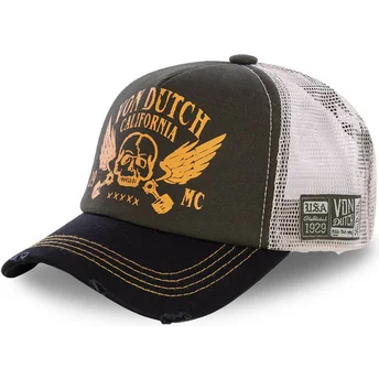 Czapka trucker zielona dla chłopca KID_CREW5 Von Dutch