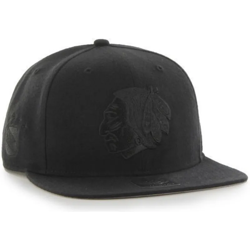 epci-plata-negru-snapback-de-chicago-blackhawks-nhl-de-47-brand