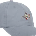 capslab-curved-brim-tom-cat-looney-tunes-grey-adjustable-cap