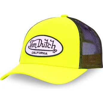 Von Dutch FRESH20 gelb-schwarze Trucker-Kappe