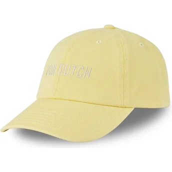 Casquette courbée jaune ajustable LYEL Von Dutch