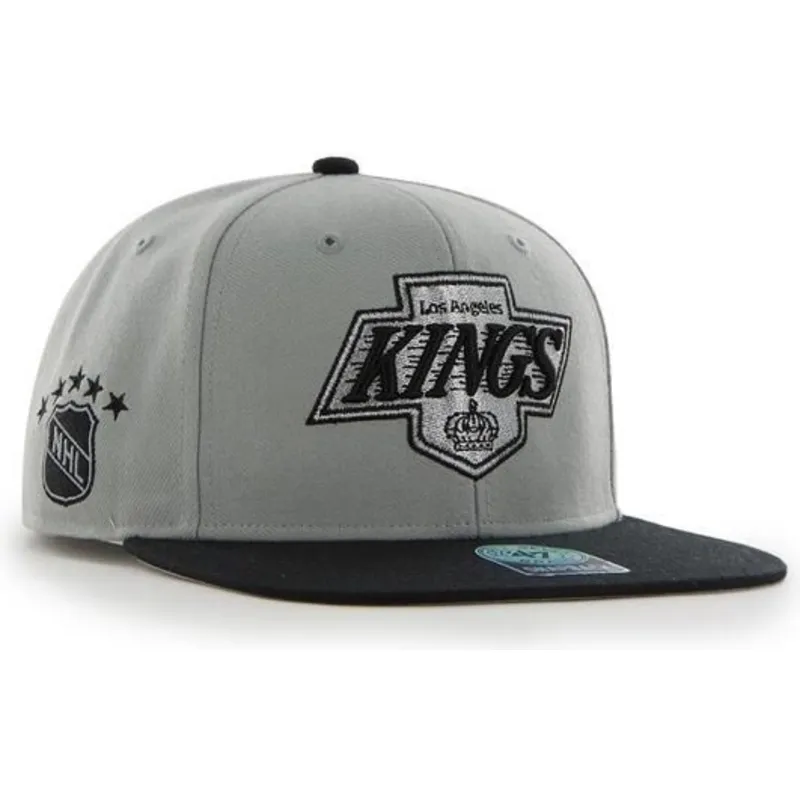 epci-plata-gri-snapback-de-los-angeles-kings-nhl-de-47-brand