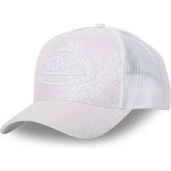 Șepci curbată alb snapback GLITTER W de Von Dutch