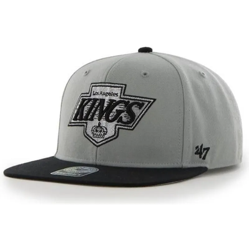 epci-plata-gri-snapback-de-los-angeles-kings-nhl-de-47-brand
