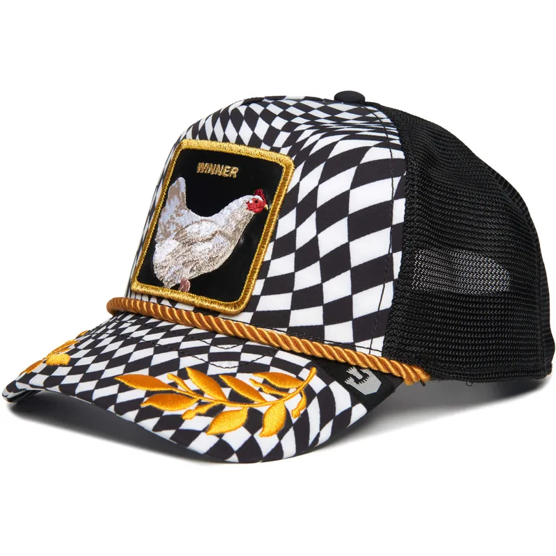 cappellino-trucker-nero-gallina-winner-wwcd-supercharged-the-farm-di-goorin-bros