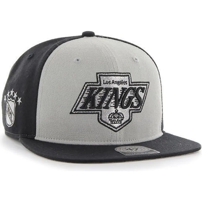 epci-plata-gri-snapback-de-los-angeles-kings-nhl-de-47-brand