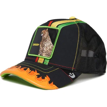 Șepci curbată negru snapback Cheesy Dangerously Supercharged The Farm de Goorin Bros.