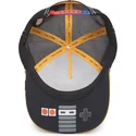 gorra-trucker-viola-nera-e-marrone-dragon-boss-hammer-and-spike-insert-coin-vol2-the-farm-di-goorin-bros
