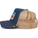 gorra-trucker-azul-y-beige-caballo-ride-or-die-model-no-21d302d13-rodeo-the-farm-de-goorin-bros