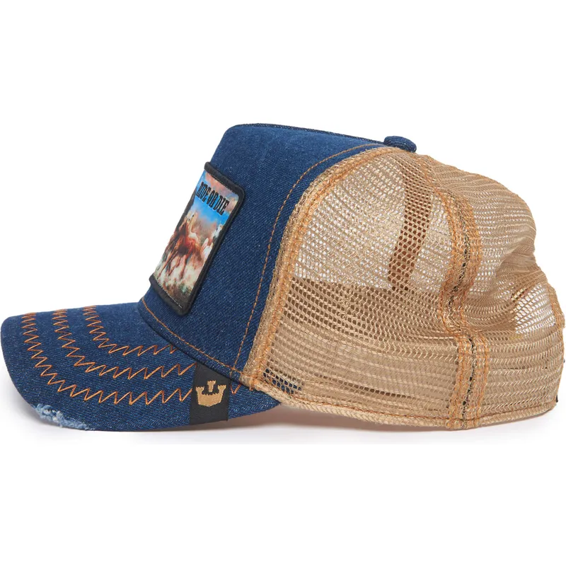 epci-curbata-albastru-snapback-ride-or-die-model-no-21d302d13-rodeo-the-farm-de-goorin-bros