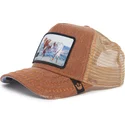 czapka-trucker-brazowy-byk-horny-model-nr-h02ny-rodeo-the-farm-od-goorin-bros