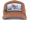 czapka-trucker-brazowy-byk-horny-model-nr-h02ny-rodeo-the-farm-od-goorin-bros