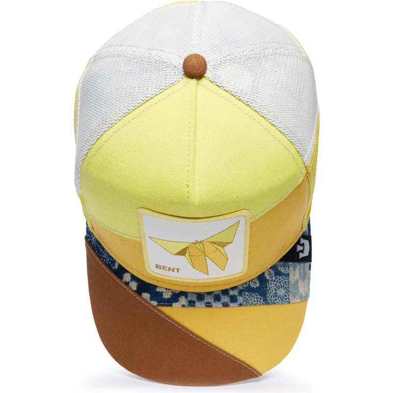 goorin-bros-bent-transform-farmigami-the-farm-gelbe-trucker-kappe-mit-schmetterling