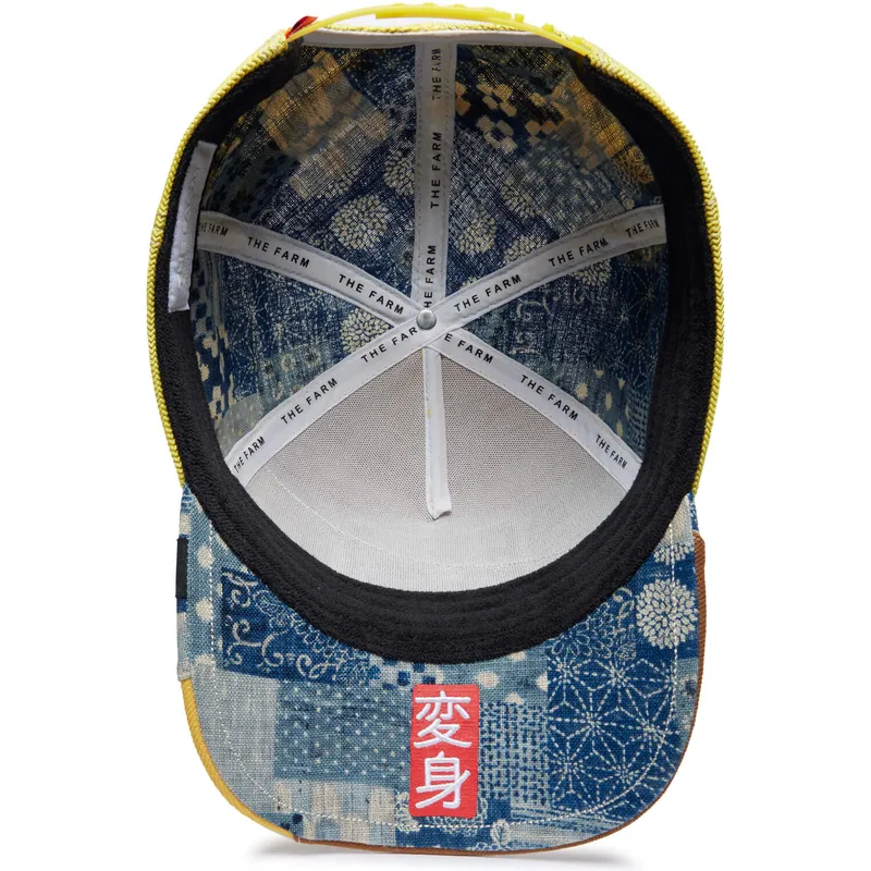 gorra-trucker-gialla-farfalla-bent-transform-farmigami-the-farm-di-goorin-bros