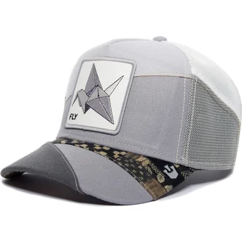 epci-curbata-gri-snapback-fly-loyal-farmigami-the-farm-de-goorin-bros