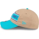 gorra-curva-marron-y-azul-ajustable-9twenty-draft-2024-de-charlotte-hornets-nba-de-new-era