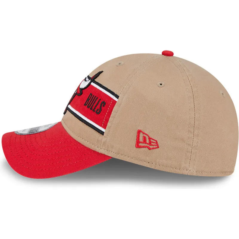 cap-curbata-brown-adjustable-strap-9twenty-draft-2024-de-chicago-bulls-nba-de-new-era