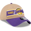 justerbar-brun-och-violett-9twenty-draft-2024-los-angeles-lakers-nba-keps-fran-new-era