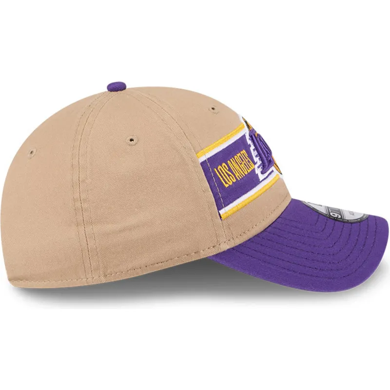 epci-curbata-maro-reglabila-9twenty-draft-2024-de-los-angeles-lakers-nba-de-new-era