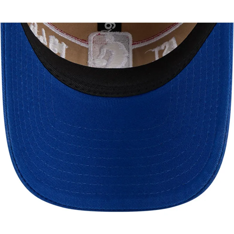 cappellino-curvo-marrone-e-blu-regolabile-9twenty-draft-2024-nba-di-new-era