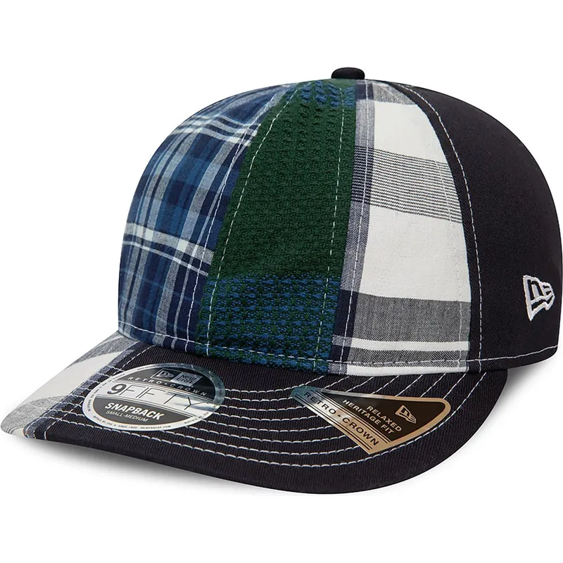 blaue-gebogene-verstellbare-kappe-9fifty-retro-crown-relaxed-heritage-fit-von-new-era-x-original-madras-trading-company