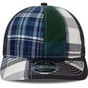 blaue-gebogene-verstellbare-kappe-9fifty-retro-crown-relaxed-heritage-fit-von-new-era-x-original-madras-trading-company