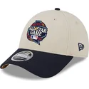 cappellino-curva-beige-e-blu-marino-snapback-all-star-game-9forty-stretch-snap-fan-pack-di-mlb-di-new-era