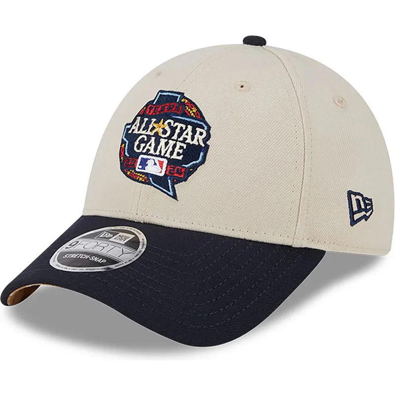 cappellino-curvo-beige-e-blu-navy-snapback-all-star-game-9forty-stretch-snap-fan-pack-mlb-di-new-era