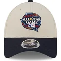 bezowo-granatowa-zakrzywiona-czapka-snapback-all-star-game-9forty-stretch-snap-fan-pack-mlb-od-new-era