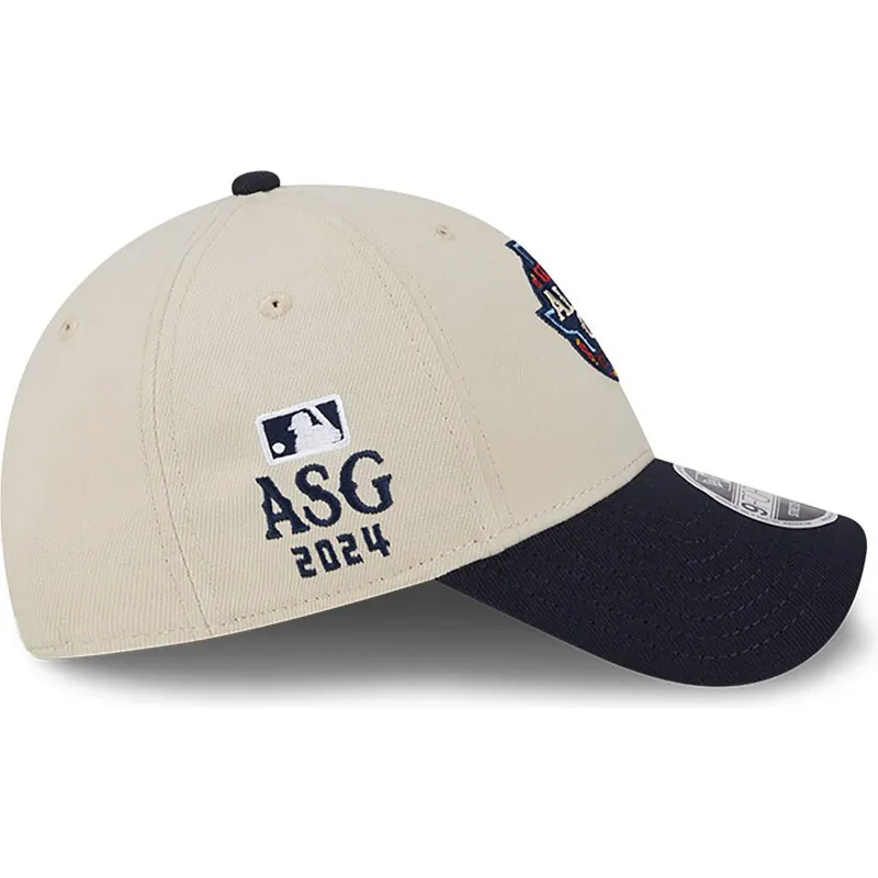 beige-und-dunkelblaue-snapback-cap-all-star-game-9forty-stretch-snap-fan-pack-der-mlb-von-new-era