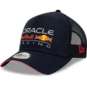 epci-curbata-bleumarin-snapback-a-frame-essential-de-red-bull-racing-formula-1-de-new-era