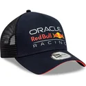 gorra-trucker-azul-marino-a-frame-essential-de-red-bull-racing-formula-1-de-new-era