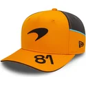 epci-curbata-portocaliu-snapback-oscar-piastri-9fifty-original-fit-de-mclaren-racing-formula-1-de-new-era