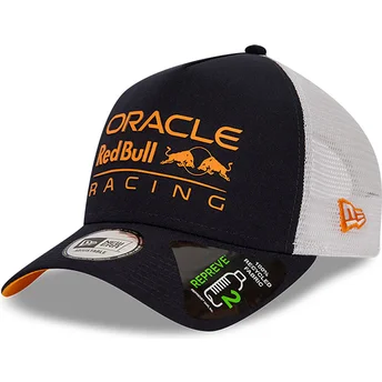 Gorra trucker azul marino y blanca E Frame REPREVE de Red Bull Racing Formula 1 de New Era