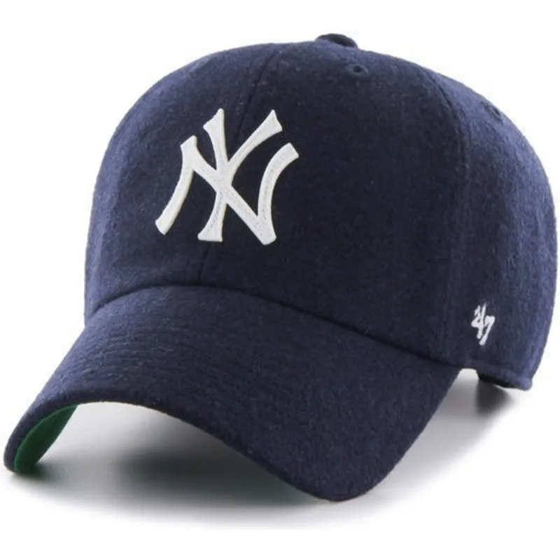 epci-curbata-bleumarin-reglabila-cinta-piel-de-new-york-yankees-mlb-de-47-brand