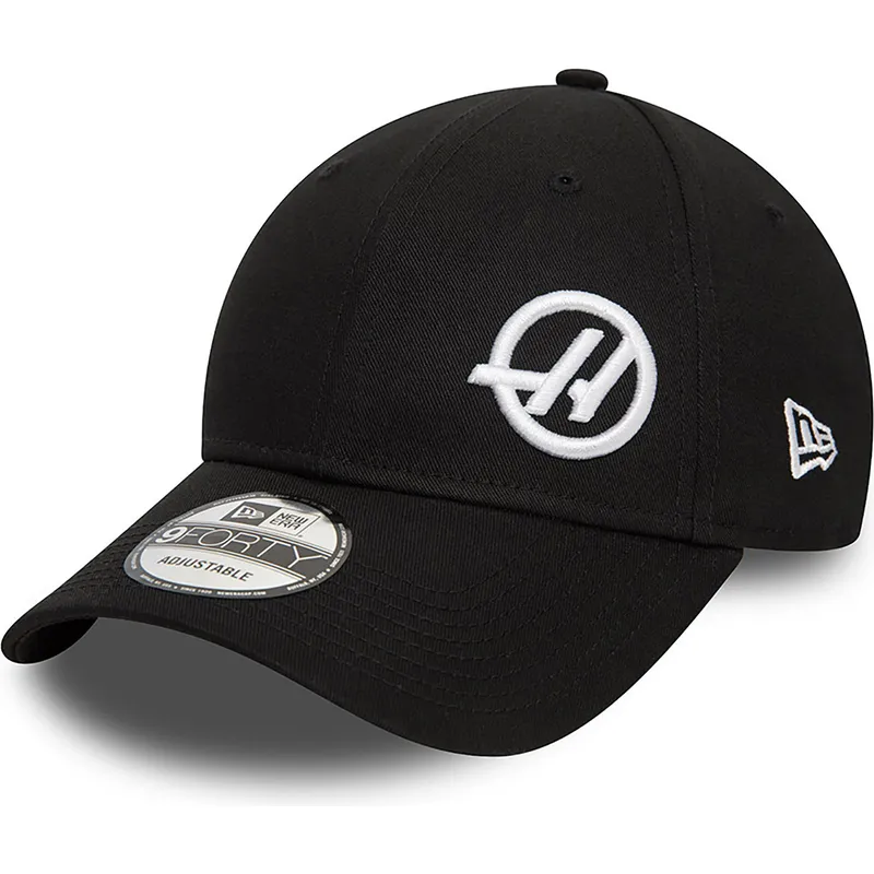 cappellino-nero-con-visiera-curva-snapback-9forty-del-team-haas-f1-formula-1-di-new-era