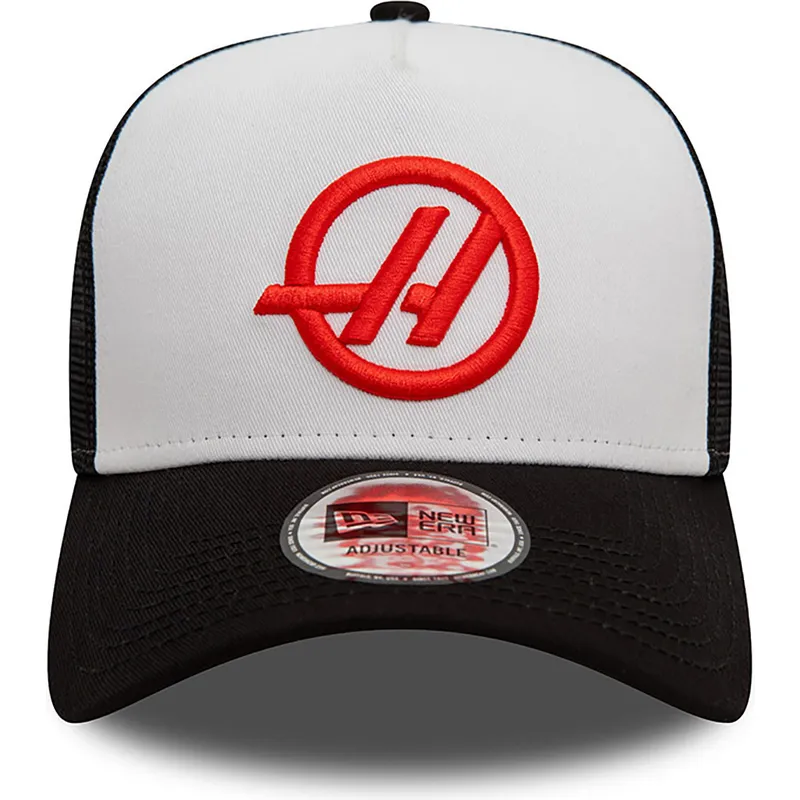 epci-curbata-negru-snapback-e-frame-de-haas-f1-team-formula-1-de-new-era
