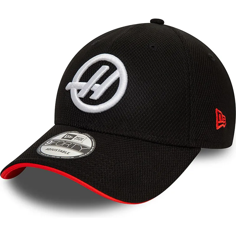 epci-curbata-negru-snapback-9forty-side-patch-de-haas-f1-team-formula-1-de-new-era