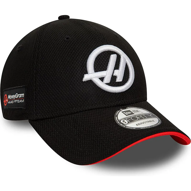 epci-curbata-negru-snapback-9forty-side-patch-de-haas-f1-team-formula-1-de-new-era
